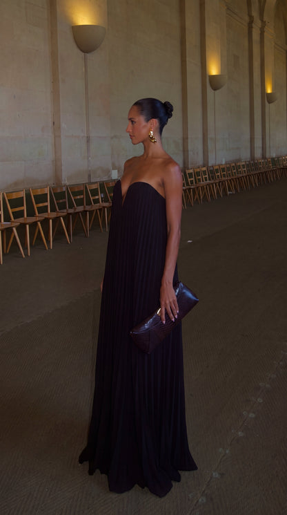 Maxi strapless dress