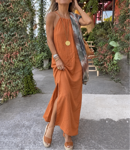 Women's Maxi Dress in Brown
