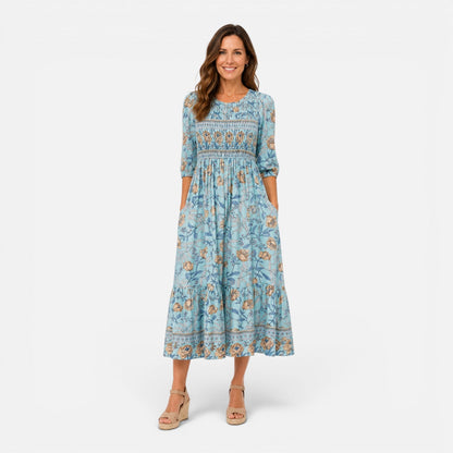 Women's midi floral dress