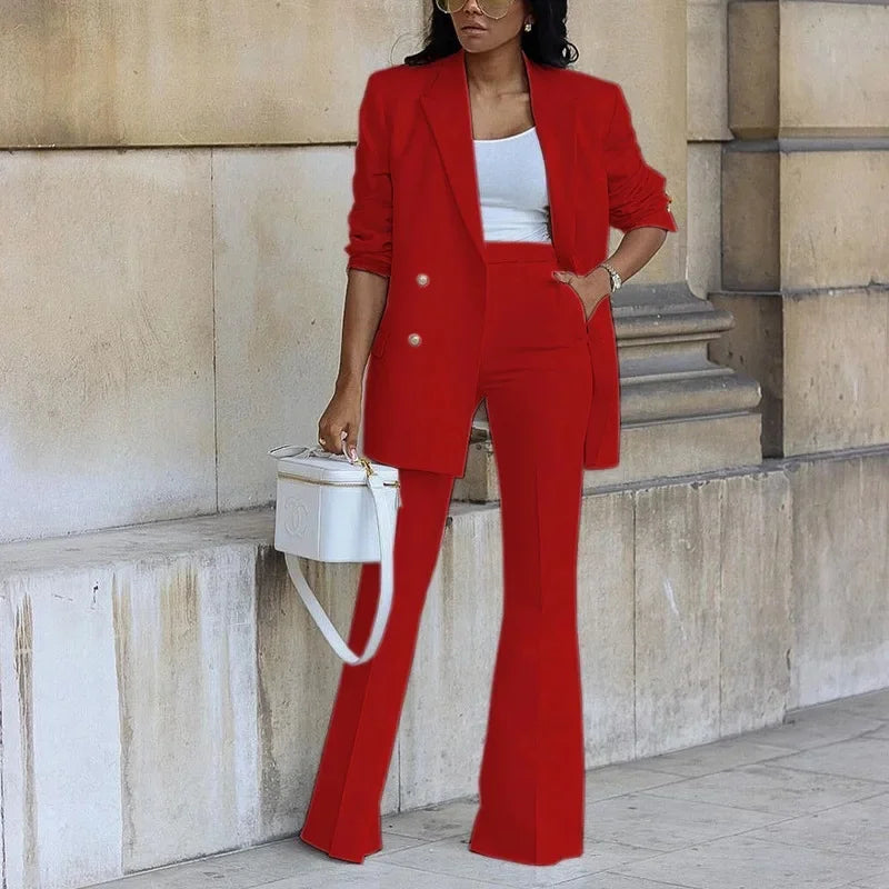 Blazer and trousers set