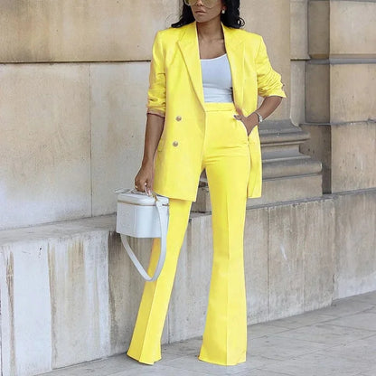 Blazer and trousers set