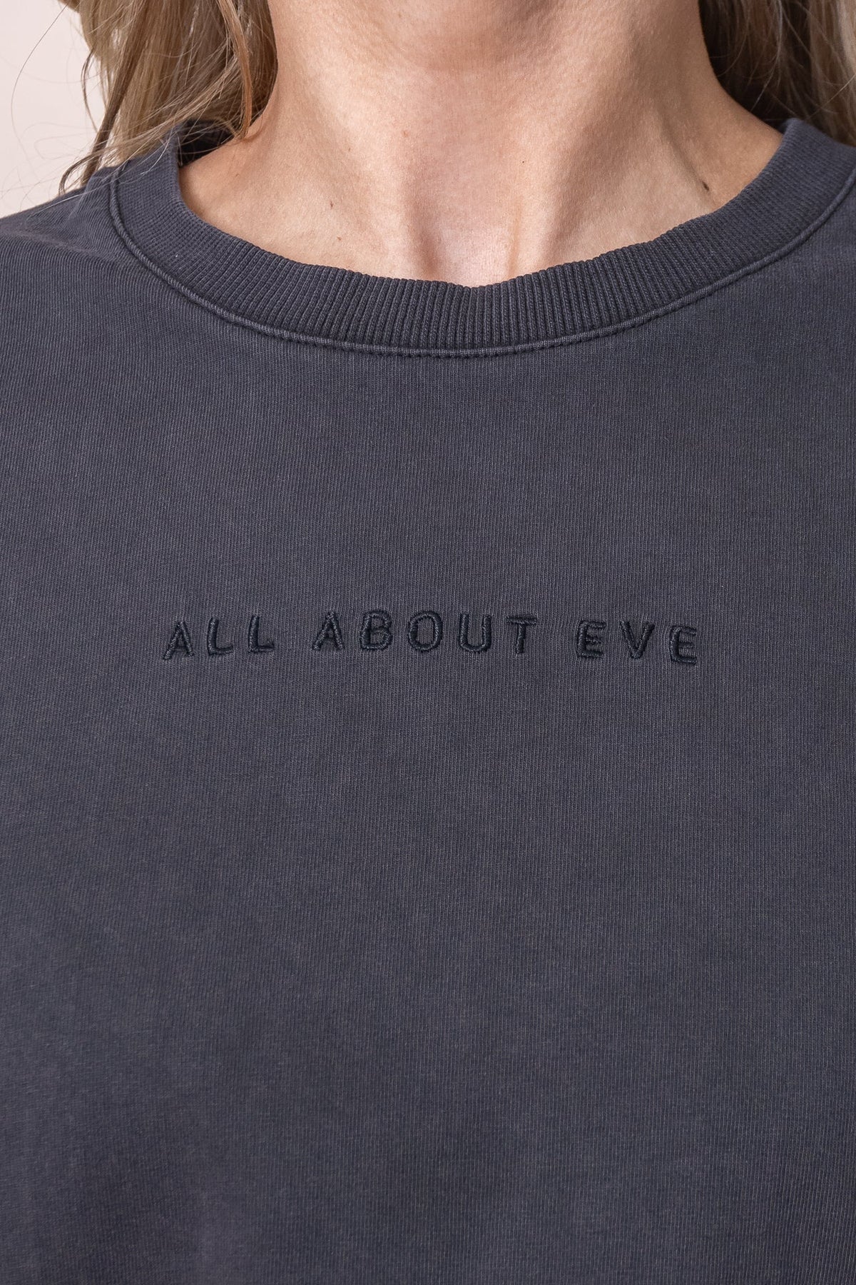 T-shirt with a round neckline