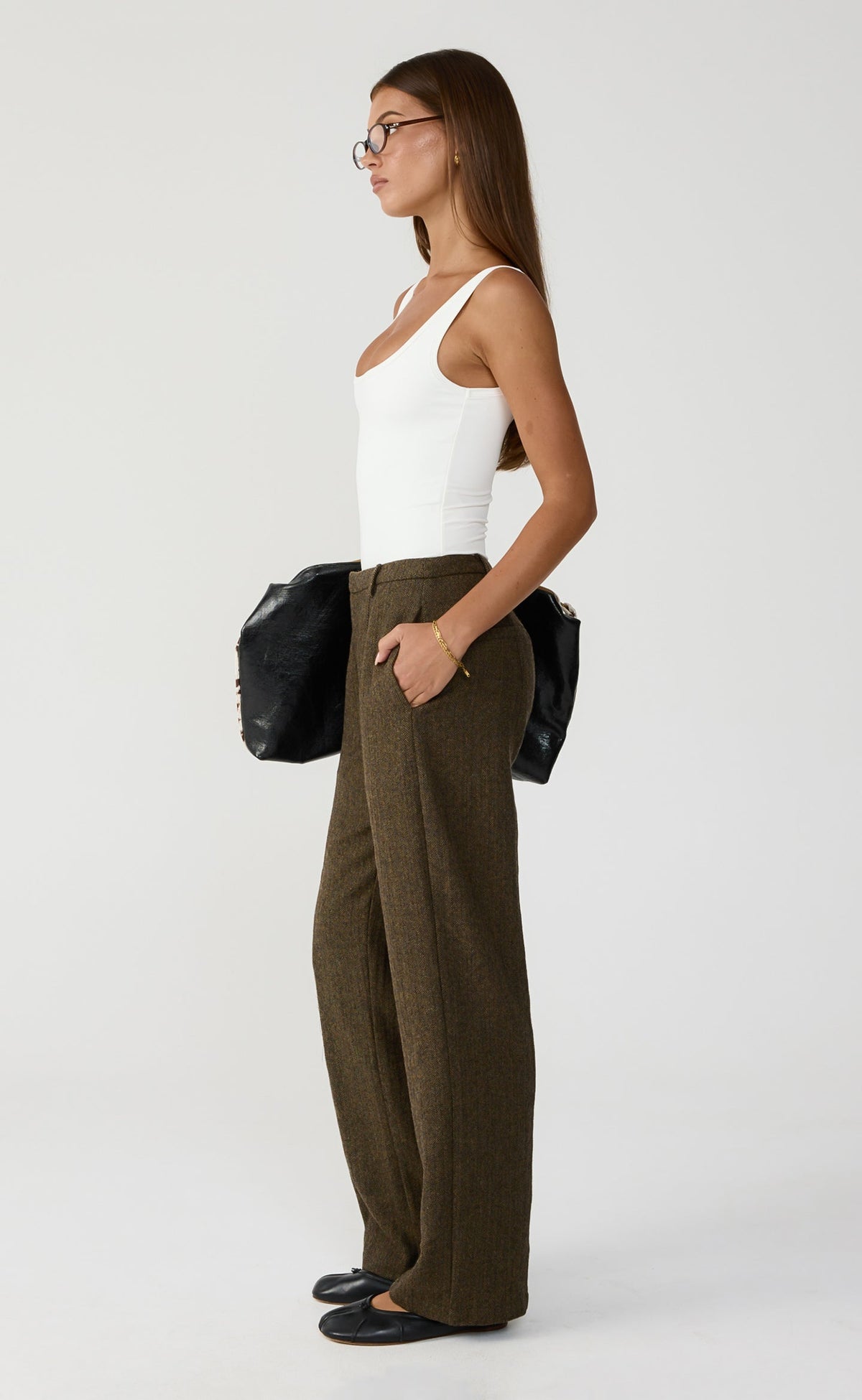 Lukas Bodysuit White - Charcoal Clothing