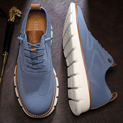 Men's Knit Sneakers Soft Breathable Casual Everyday Shoes Comfort