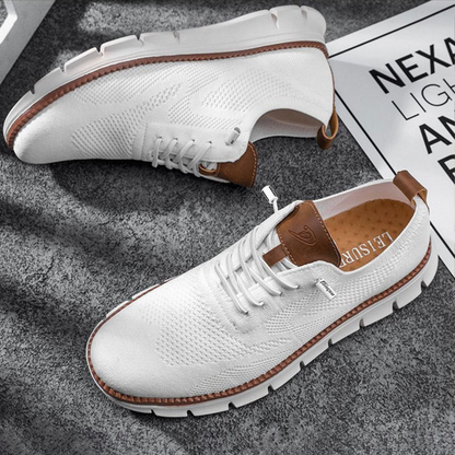 Men's Knit Sneakers Soft Breathable Casual Everyday Shoes Comfort